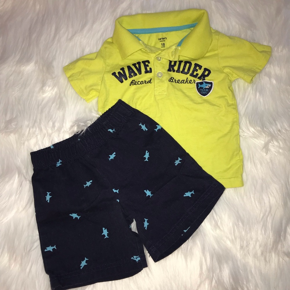 Carter’s Matching Set shorts and top 18 months.